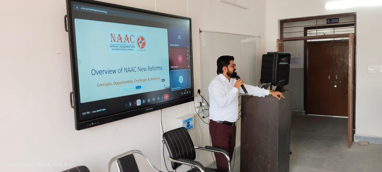 NAAC New Reforms Awareness & Orientation Session Conducted